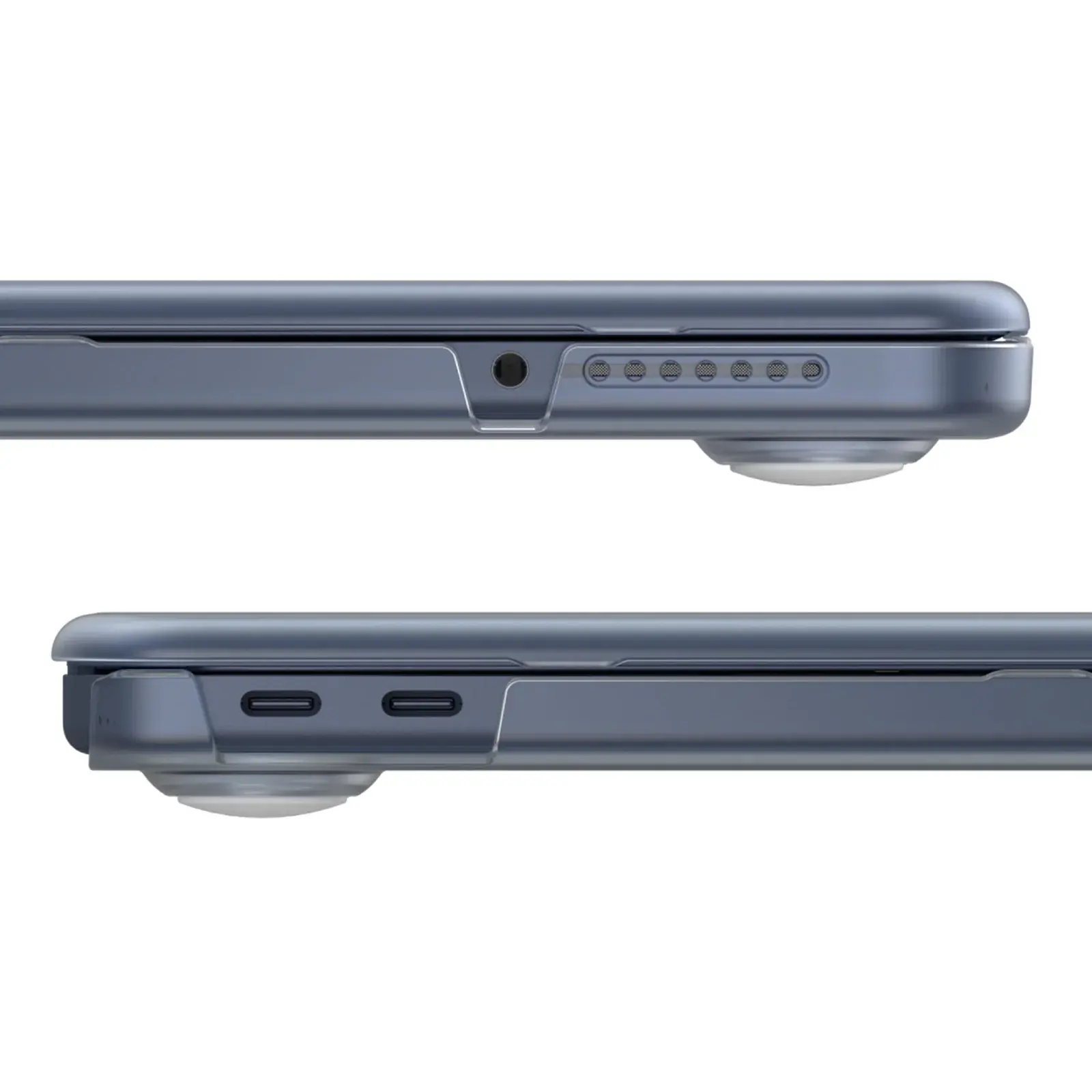 AmazingThing Titan Pro SlimFit Hardshell Case for Apple MacBook Air 13" M2/M3/M4/M5 - Clear