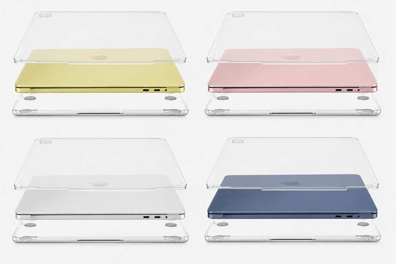 AmazingThing Titan Pro SlimFit Hardshell Case for Apple MacBook Neo 13" - Clear