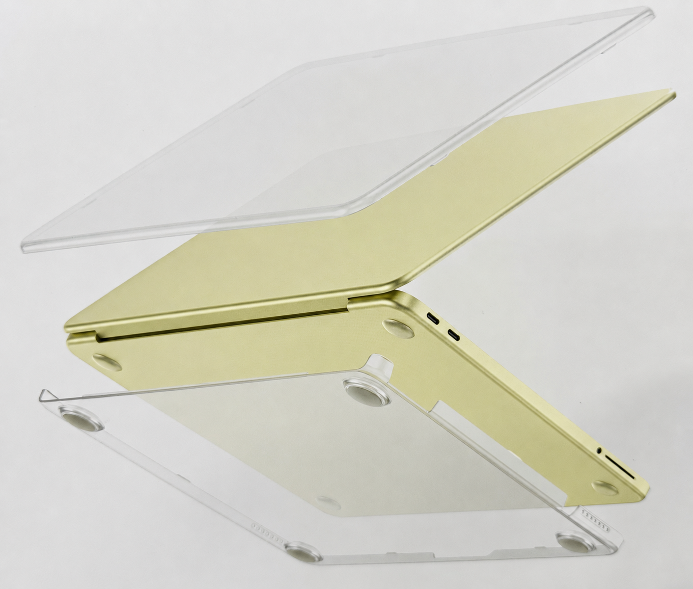 AmazingThing Titan Pro SlimFit Hardshell Case for Apple MacBook Neo 13" - Clear