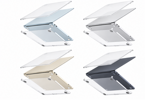 AmazingThing Titan Pro SlimFit Hardshell Case for Apple MacBook Air 13" M2/M3/M4/M5 - Clear