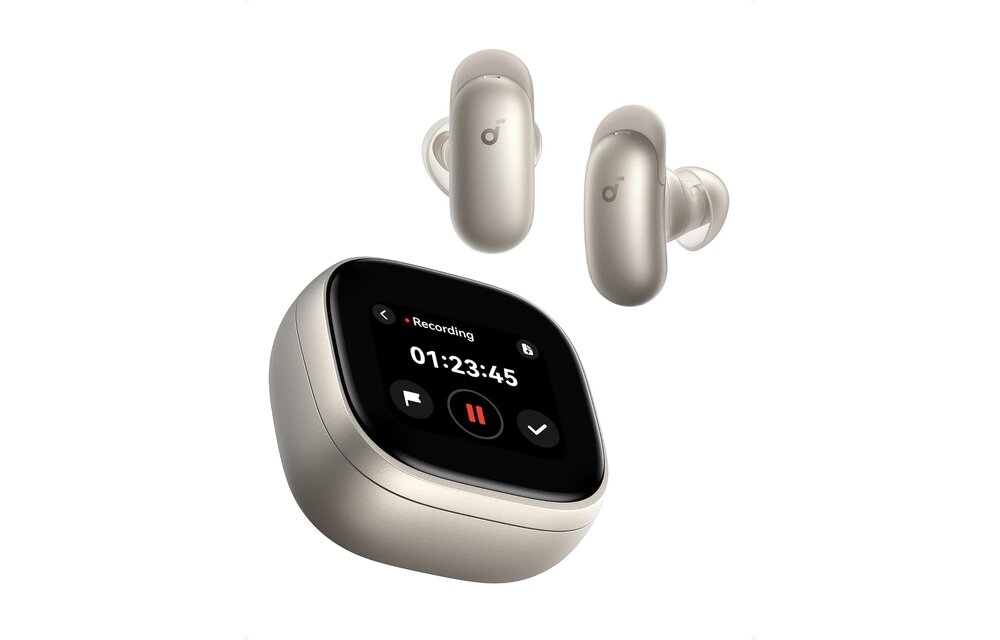 Soundcore By Anker Liberty 5 Pro Max AI Note Taking Whisper-Clear Calls ANC Wireless Earbuds - Golden