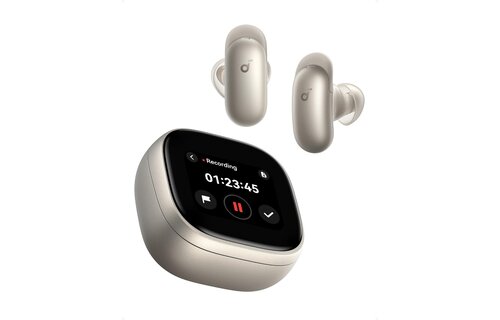 Soundcore By Anker Liberty 5 Pro Max AI Note Taking Whisper-Clear Calls ANC Wireless Earbuds - Golden