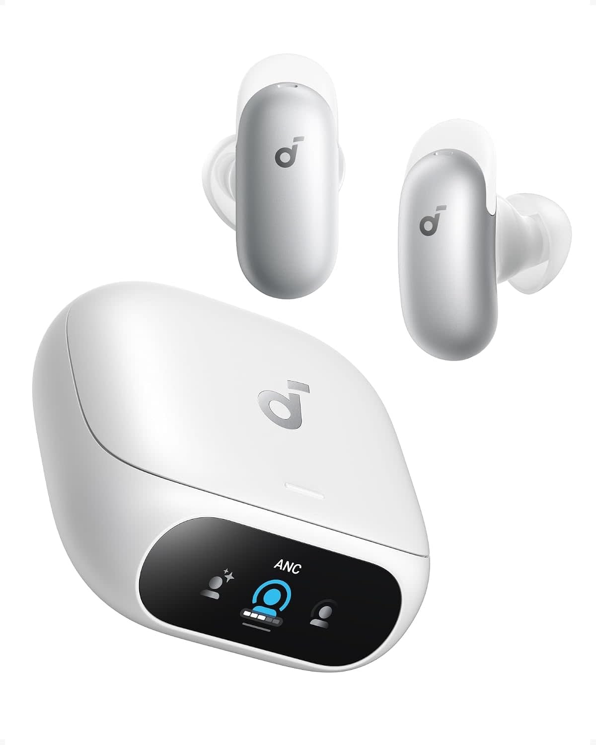 Soundcore By Anker Liberty 5 Pro AI Chip Whisper-Clear Calls ANC Wireless Earbuds - White