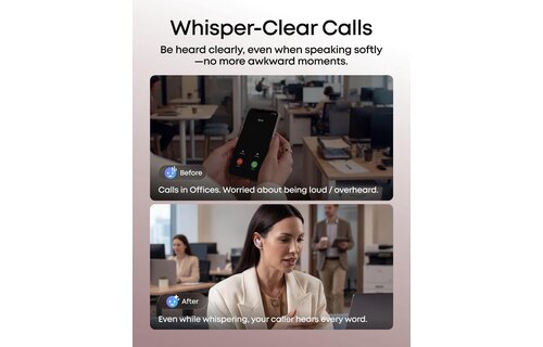 Soundcore By Anker Liberty 5 Pro AI Chip Whisper-Clear Calls ANC Wireless Earbuds - White
