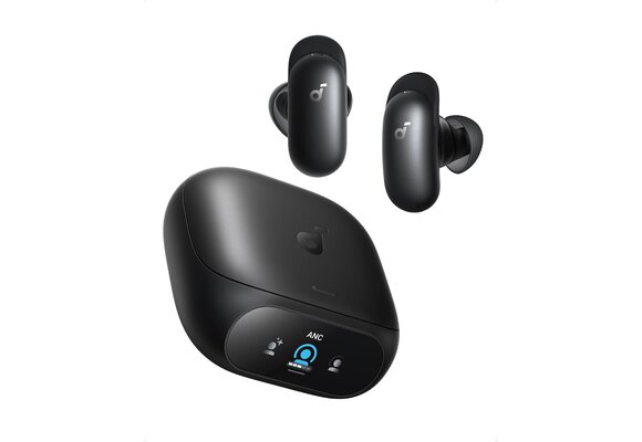 Soundcore By Anker Liberty 5 Pro AI Chip Whisper-Clear Calls ANC Wireless Earbuds - Black