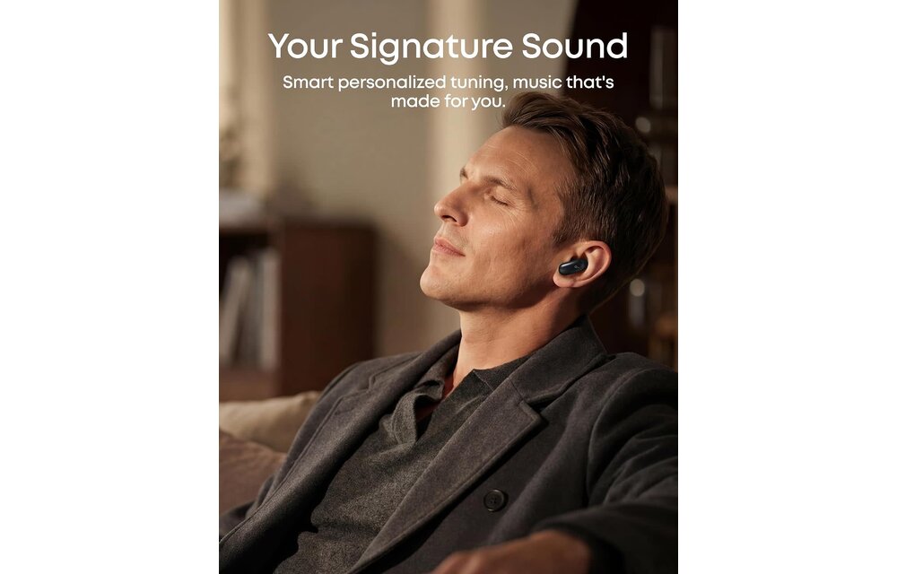 Soundcore By Anker Liberty 5 Pro AI Chip Whisper-Clear Calls ANC Wireless Earbuds - Black