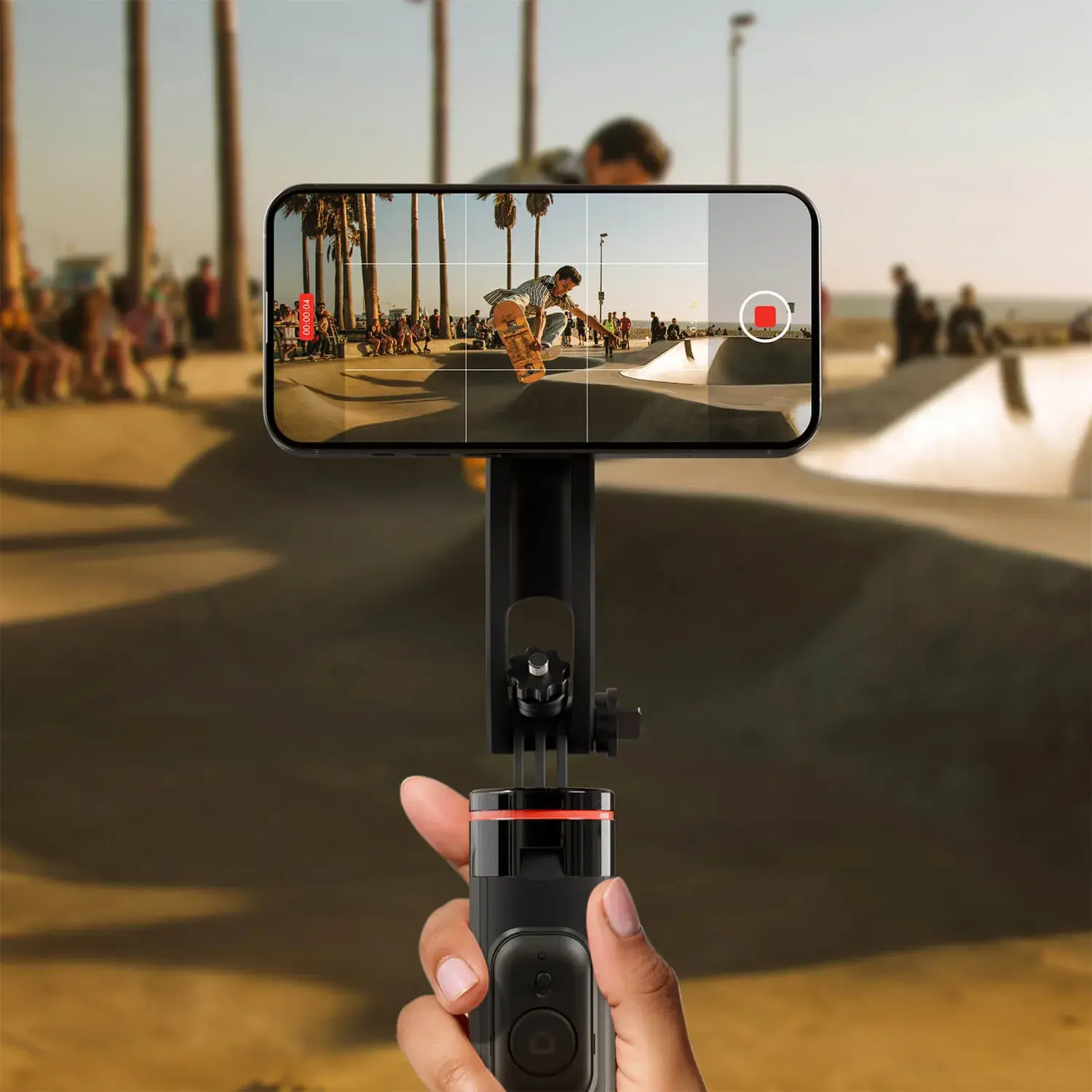 Heatz Detachable Magnetic MagSafe Mount Selfie Stick Tripod with Remote – Black