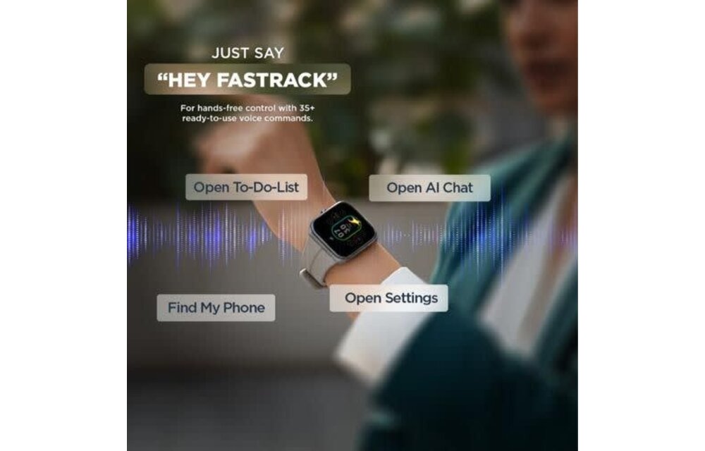 Fastrack Smart Vox Neo Smart Watch - Delta Clay