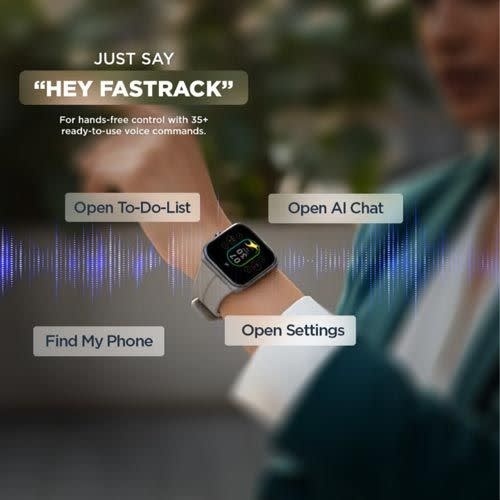 Fastrack Smart Vox Neo Smart Watch - Delta Clay