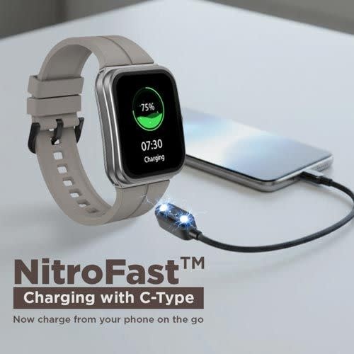 Fastrack Smart Vox Neo Smart Watch - Onyx Black