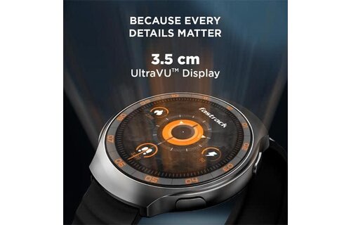 Fastrack Smart Vox Criq Smart Watch - Onyx Black