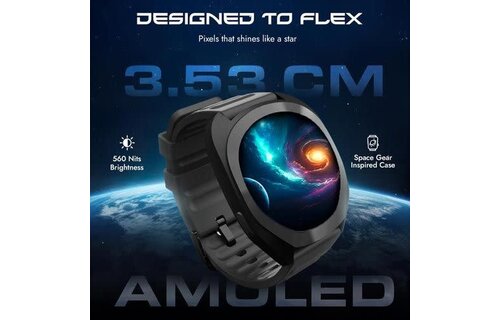 Fastrack Smart Cosmix Smart Watch - Onyx Black