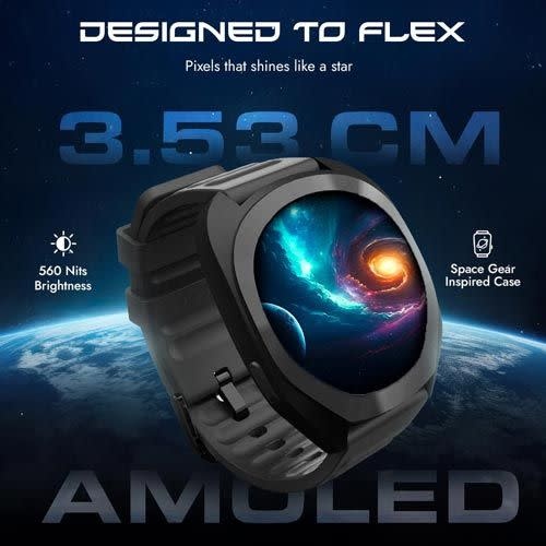 Fastrack Smart Cosmix Smart Watch - Onyx Black