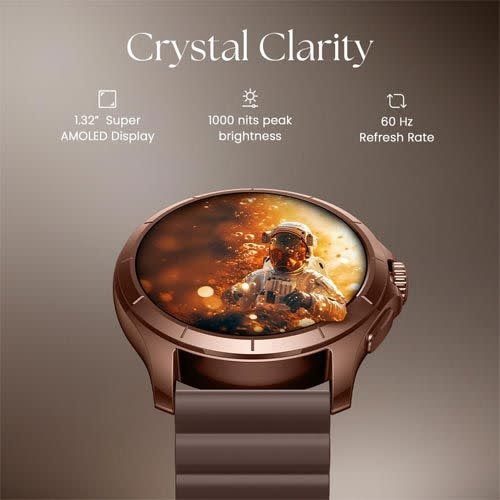 Titan Smart Evoke 2.0 Smart Watch - Brown