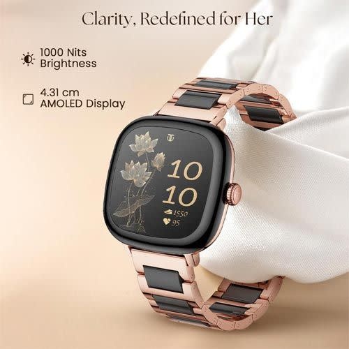 Titan Smart Aira Women Smart Watch - Rose Gold