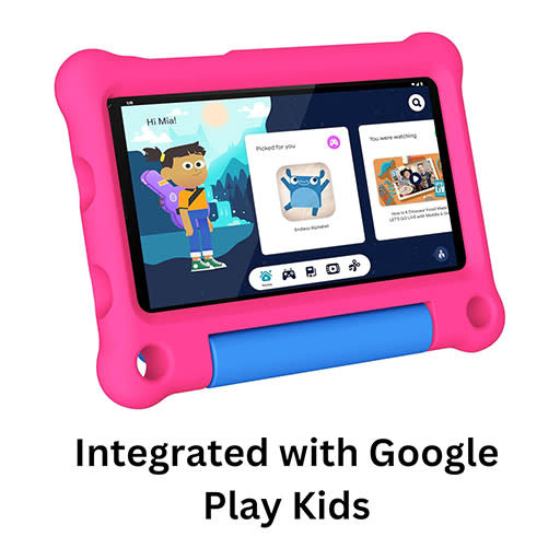 G-Tab Kids Tab T7 7.0" Display, 4GB RAM, 64GB Storage, Wi-Fi, Pink