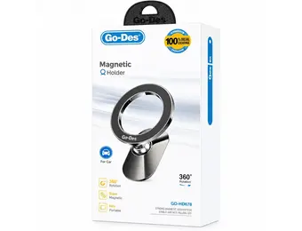 Go-Des Magnetic MagSafe Holder 360° Rotation - Black