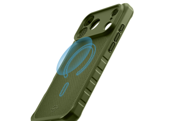 ITSKINS Hybrid R Nylon with Magsafe Case for iPhone 18 Pro Max / 17 Pro Max - Olive Green