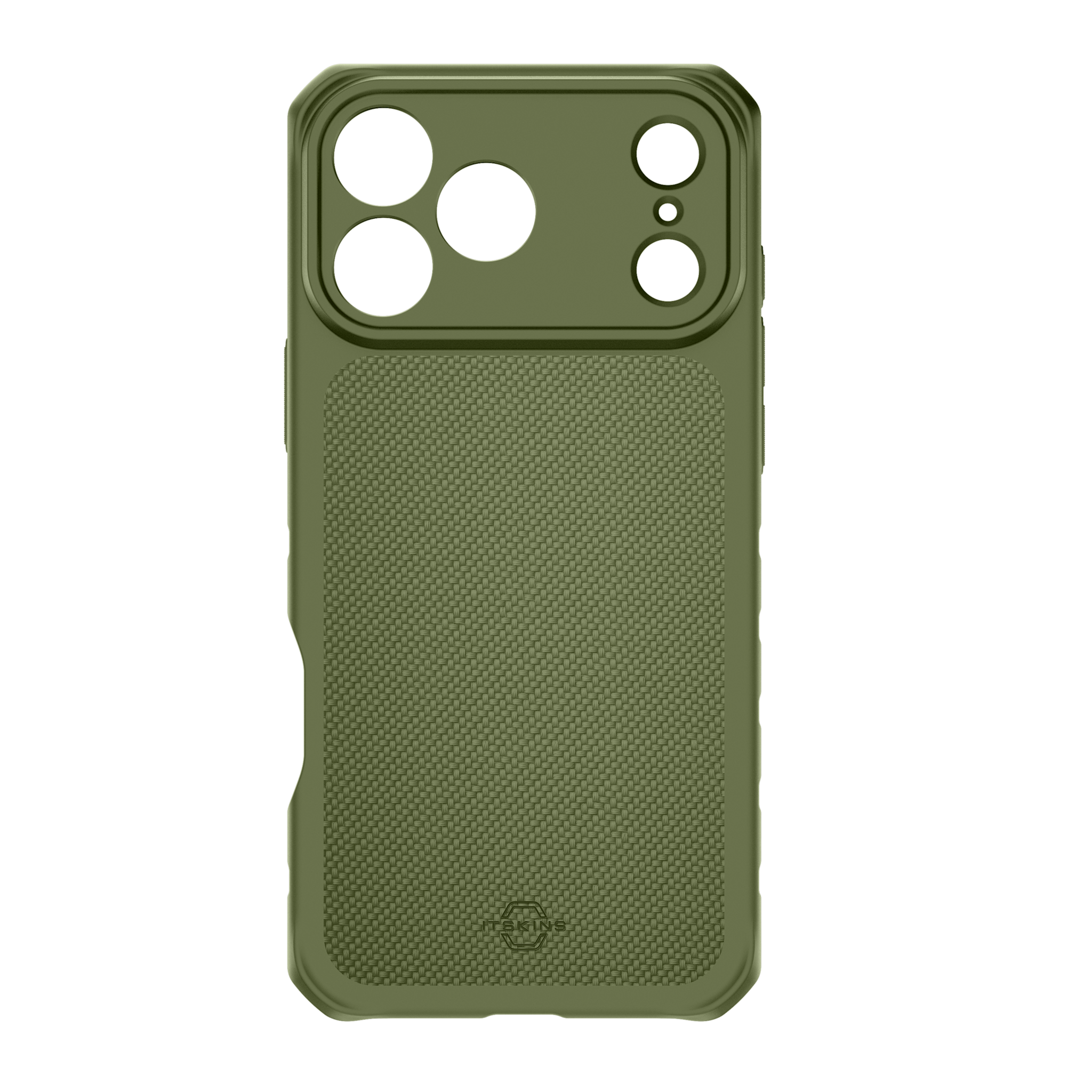 ITSKINS Hybrid R Nylon with Magsafe Case for iPhone 18 Pro Max / 17 Pro Max - Olive Green