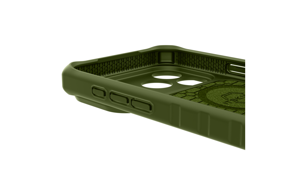 ITSKINS Hybrid R Nylon with Magsafe Case for iPhone 18 Pro Max / 17 Pro Max - Olive Green