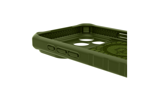 ITSKINS Hybrid R Nylon with Magsafe Case for iPhone 18 Pro Max / 17 Pro Max - Olive Green