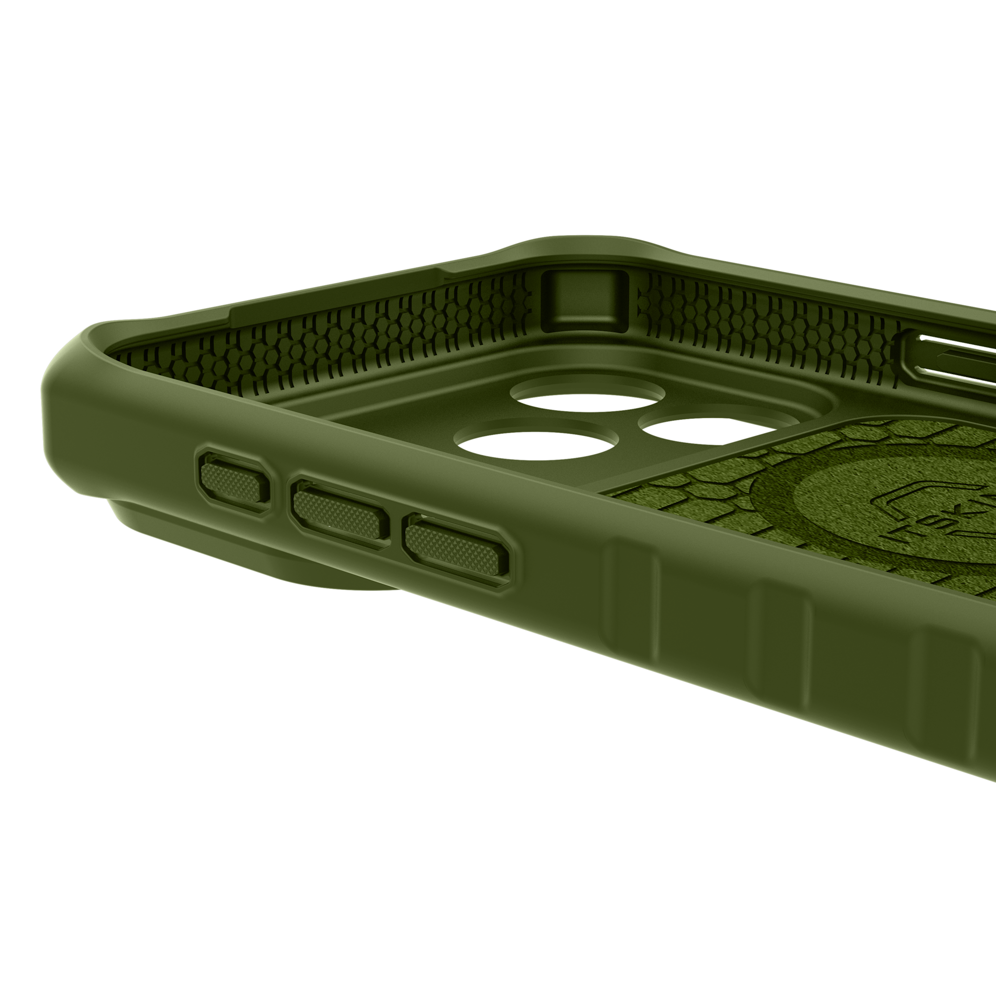 ITSKINS Hybrid R Nylon with Magsafe Case for iPhone 18 Pro Max / 17 Pro Max - Olive Green