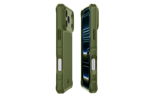 ITSKINS Hybrid R Nylon with Magsafe Case for iPhone 18 Pro Max / 17 Pro Max - Olive Green