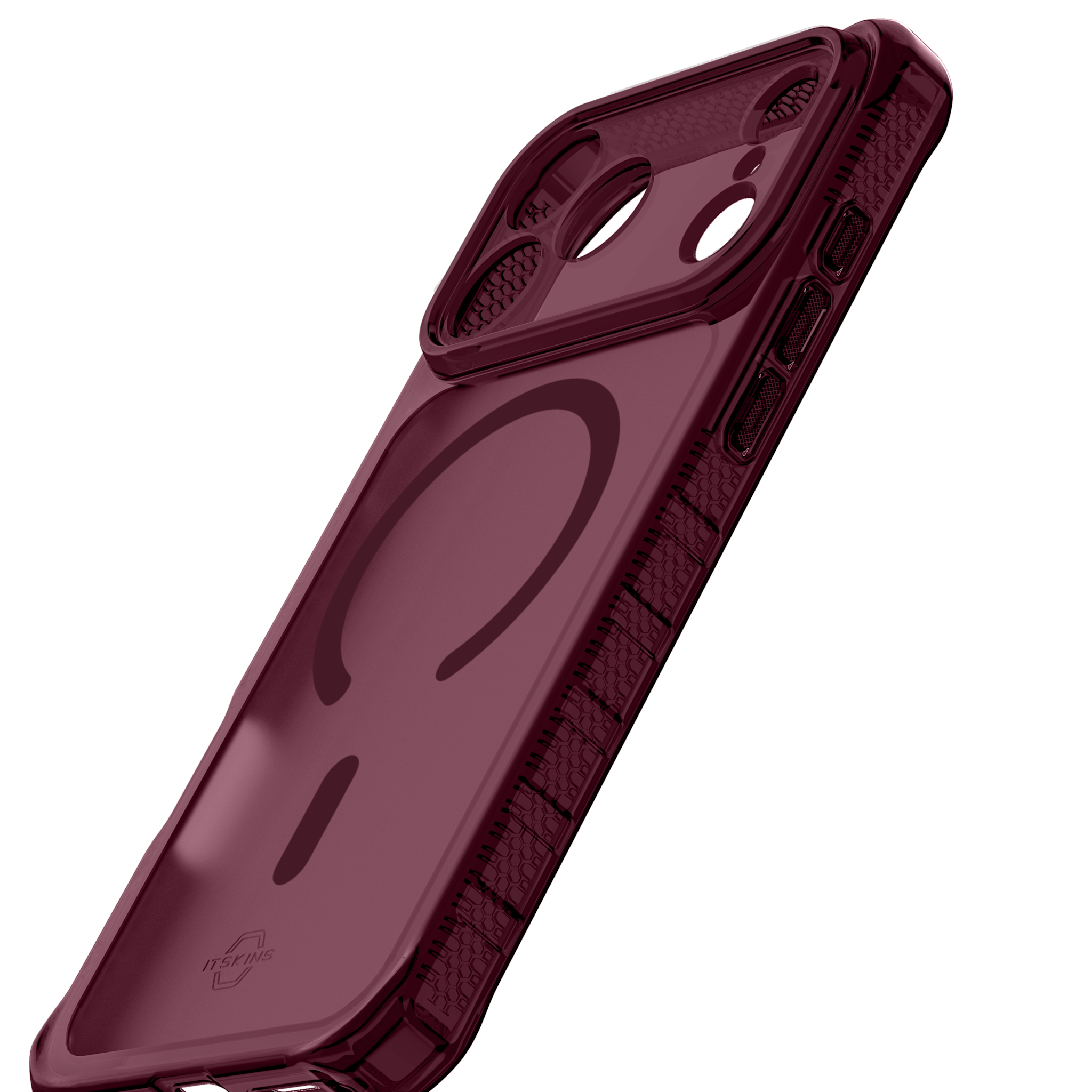 ITSKINS Hybrid R Vapor with Magsafe Case for iPhone 18 Pro / 17 Pro - Plum
