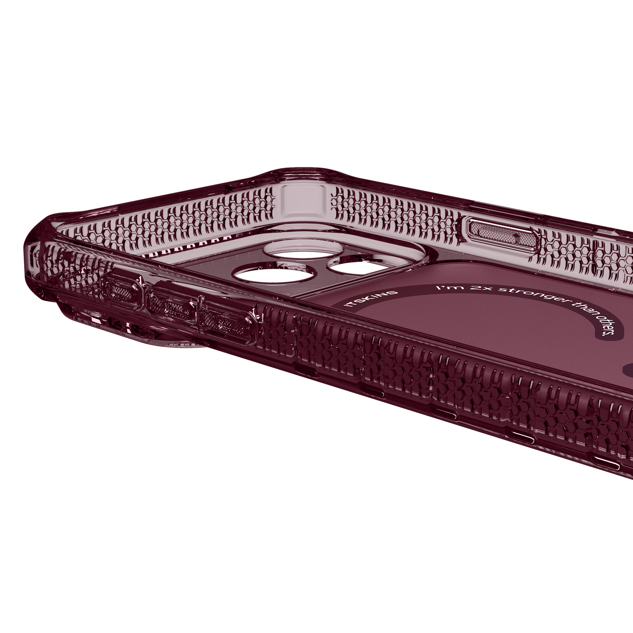 ITSKINS Hybrid R Vapor with Magsafe Case for iPhone 18 Pro / 17 Pro - Plum