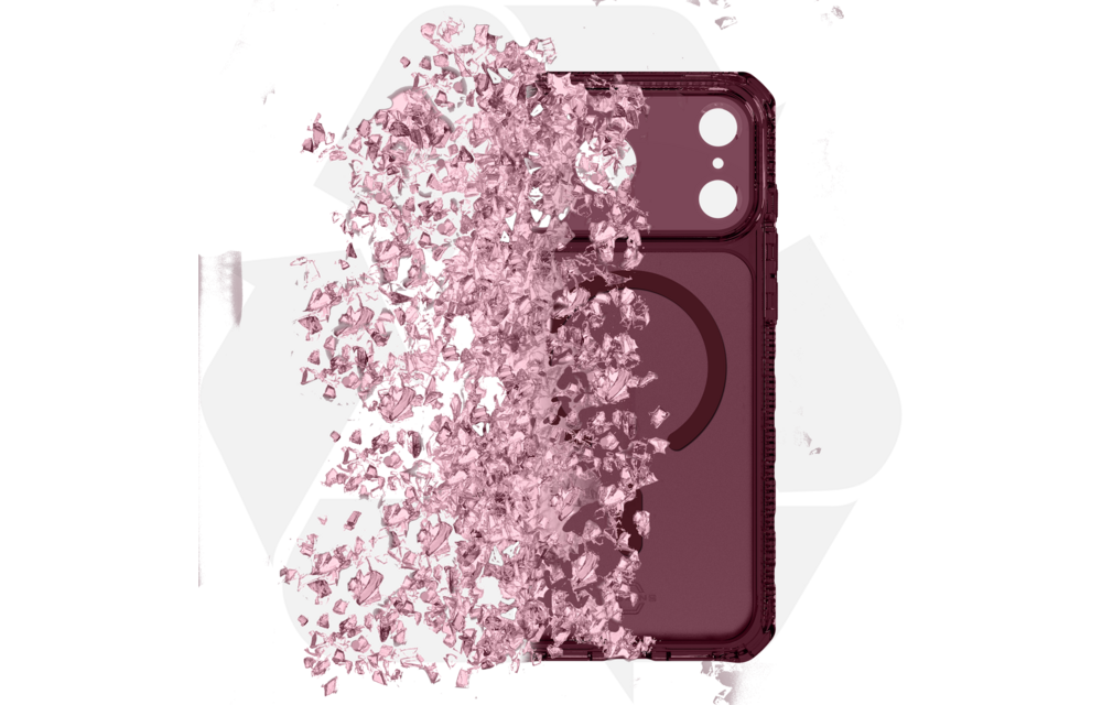 ITSKINS Hybrid R Vapor with Magsafe Case for iPhone 18 Pro / 17 Pro - Plum
