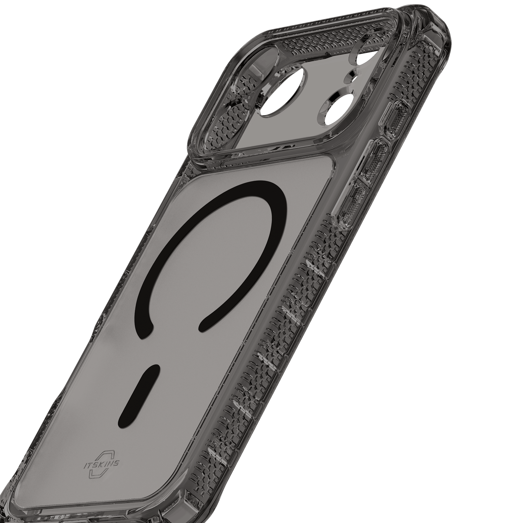 ITSKINS Hybrid R Vapor with Magsafe Case for iPhone 18 Pro / 17 Pro - Smoke
