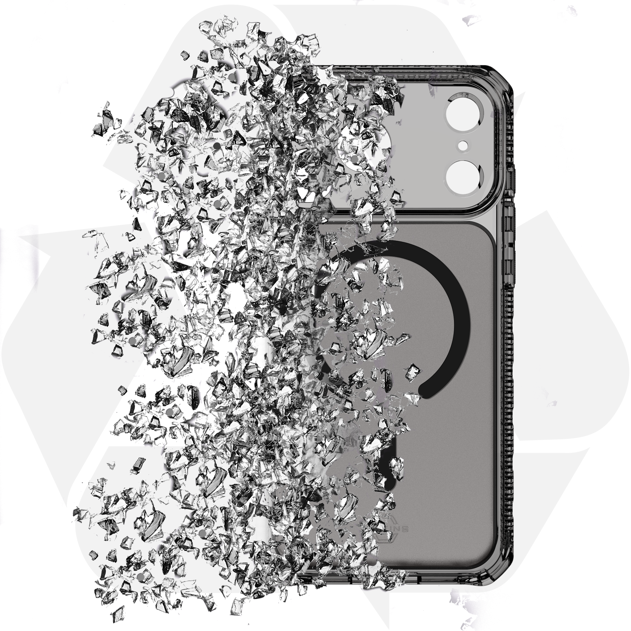ITSKINS Hybrid R Vapor with Magsafe Case for iPhone 18 Pro Max / 17 Pro Max - Smoke