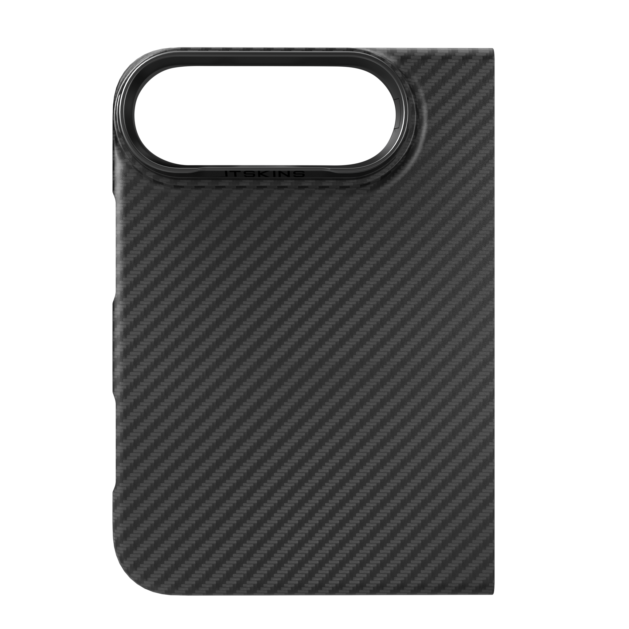 ITSKINS Supreme Eclipse Stand With Magsafe Carbon Fiber Case for iPhone 18 Fold ( Ultra) - Black