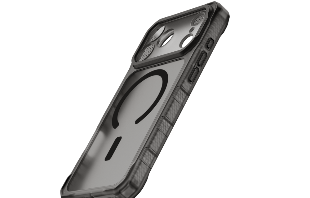 ITSKINS Supreme Frost MagSafe Case for iPhone 18 Pro Max / 17 Pro Max - Grey Black