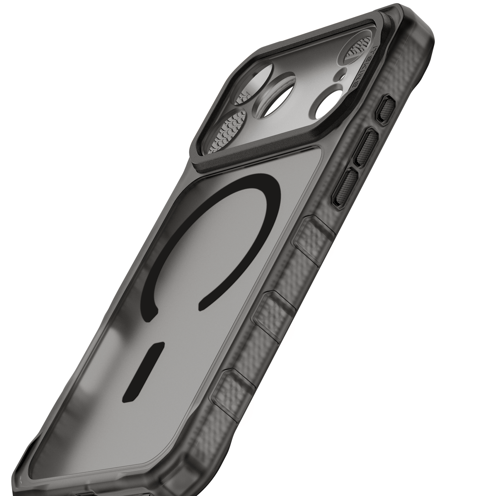 ITSKINS Supreme Frost MagSafe Case for iPhone 18 Pro Max / 17 Pro Max - Grey Black