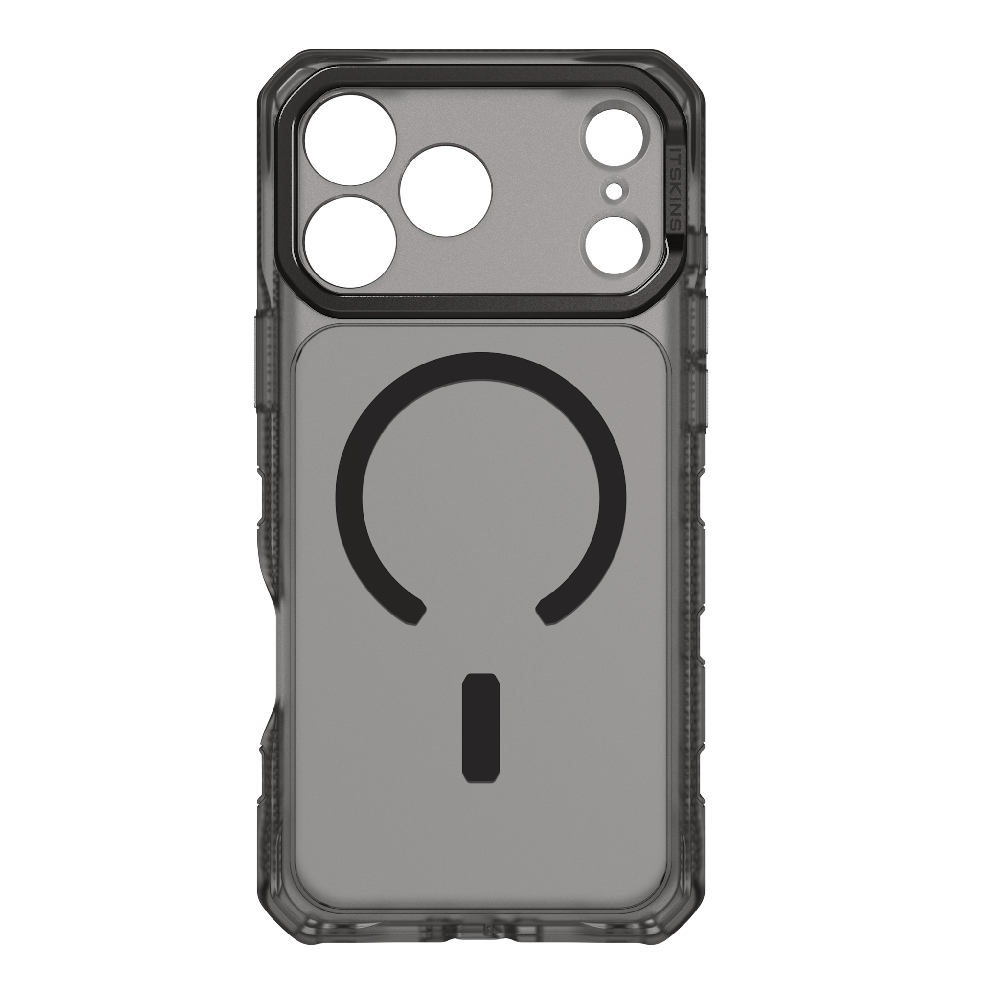 ITSKINS Supreme Frost MagSafe Case for iPhone 18 Pro Max / 17 Pro Max - Grey Black