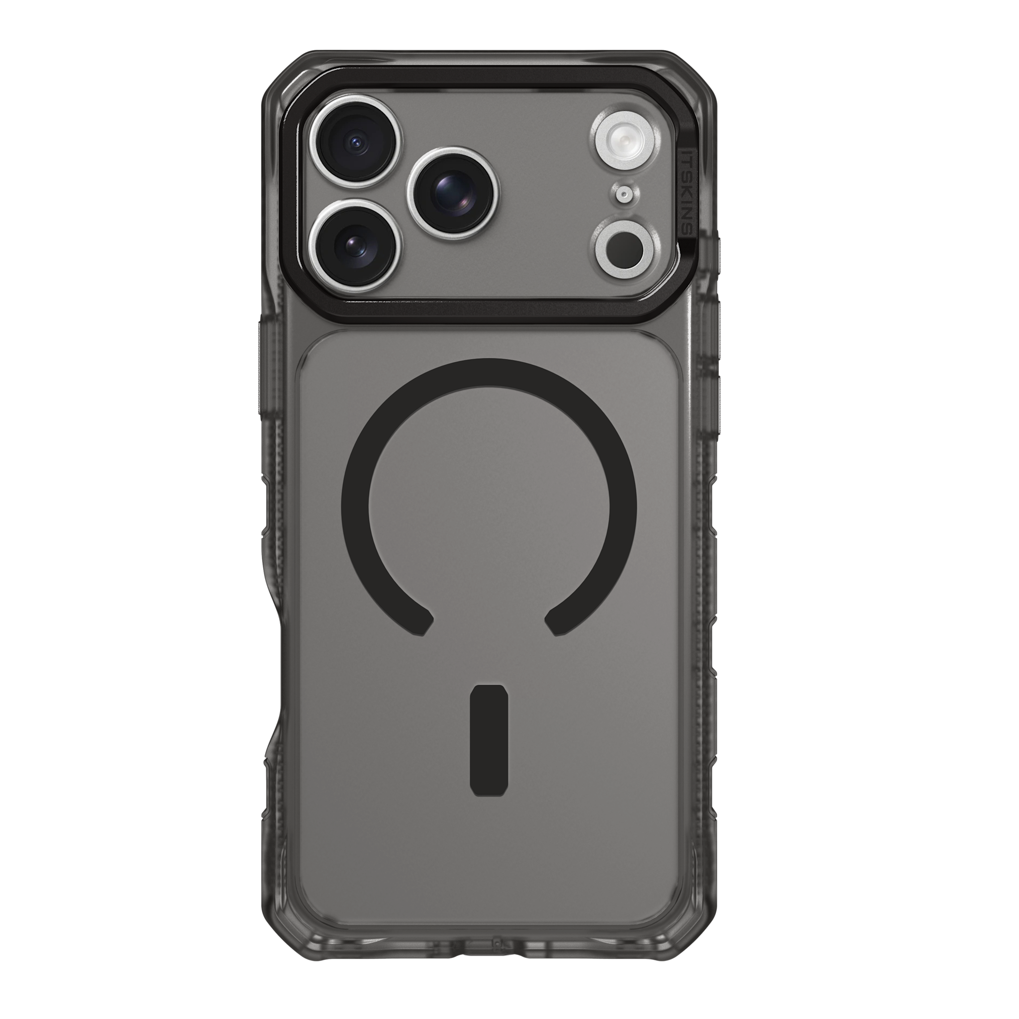 ITSKINS Supreme Frost MagSafe Case for iPhone 18 Pro Max / 17 Pro Max - Grey Black