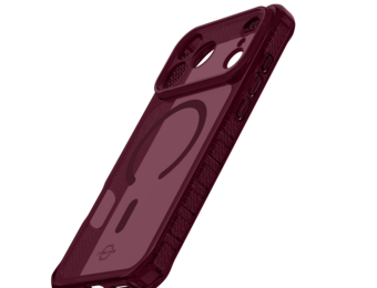ITSKINS Hybrid R Clear with Magsafe Case for iPhone 18 Pro Max / 17 Pro Max - Plum