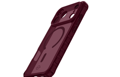 ITSKINS Hybrid R Clear with Magsafe Case for iPhone 18 Pro Max / 17 Pro Max - Plum