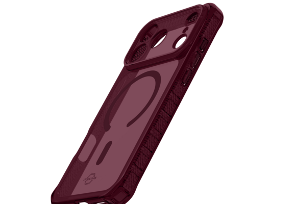 ITSKINS Hybrid R Clear with Magsafe Case for iPhone 18 Pro Max / 17 Pro Max - Plum