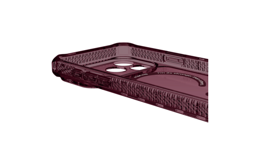 ITSKINS Hybrid R Clear with Magsafe Case for iPhone 18 Pro Max / 17 Pro Max - Plum