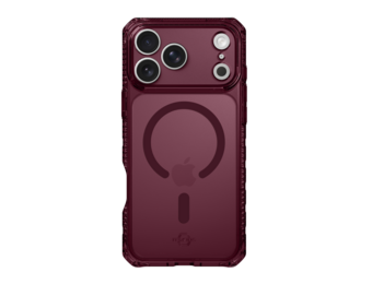 ITSKINS Hybrid R Clear with Magsafe Case for iPhone 18 Pro Max / 17 Pro Max - Plum