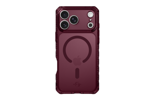 ITSKINS Hybrid R Clear with Magsafe Case for iPhone 18 Pro Max / 17 Pro Max - Plum