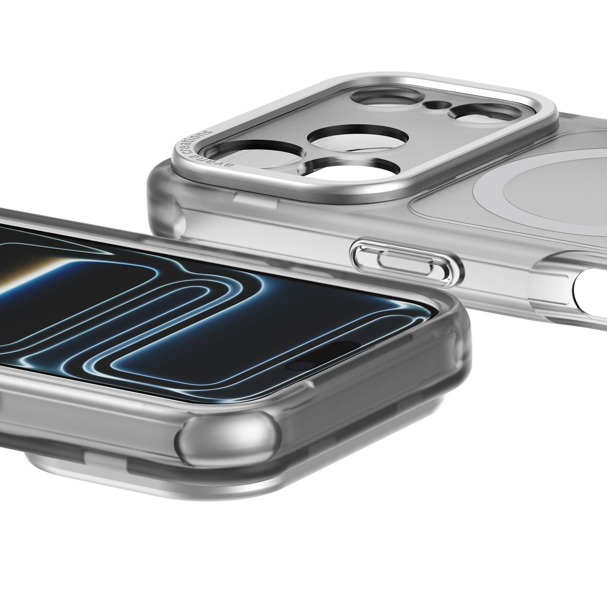 Avana Blush with Magsafe Case for iPhone 18 Pro / 17 Pro - Grey