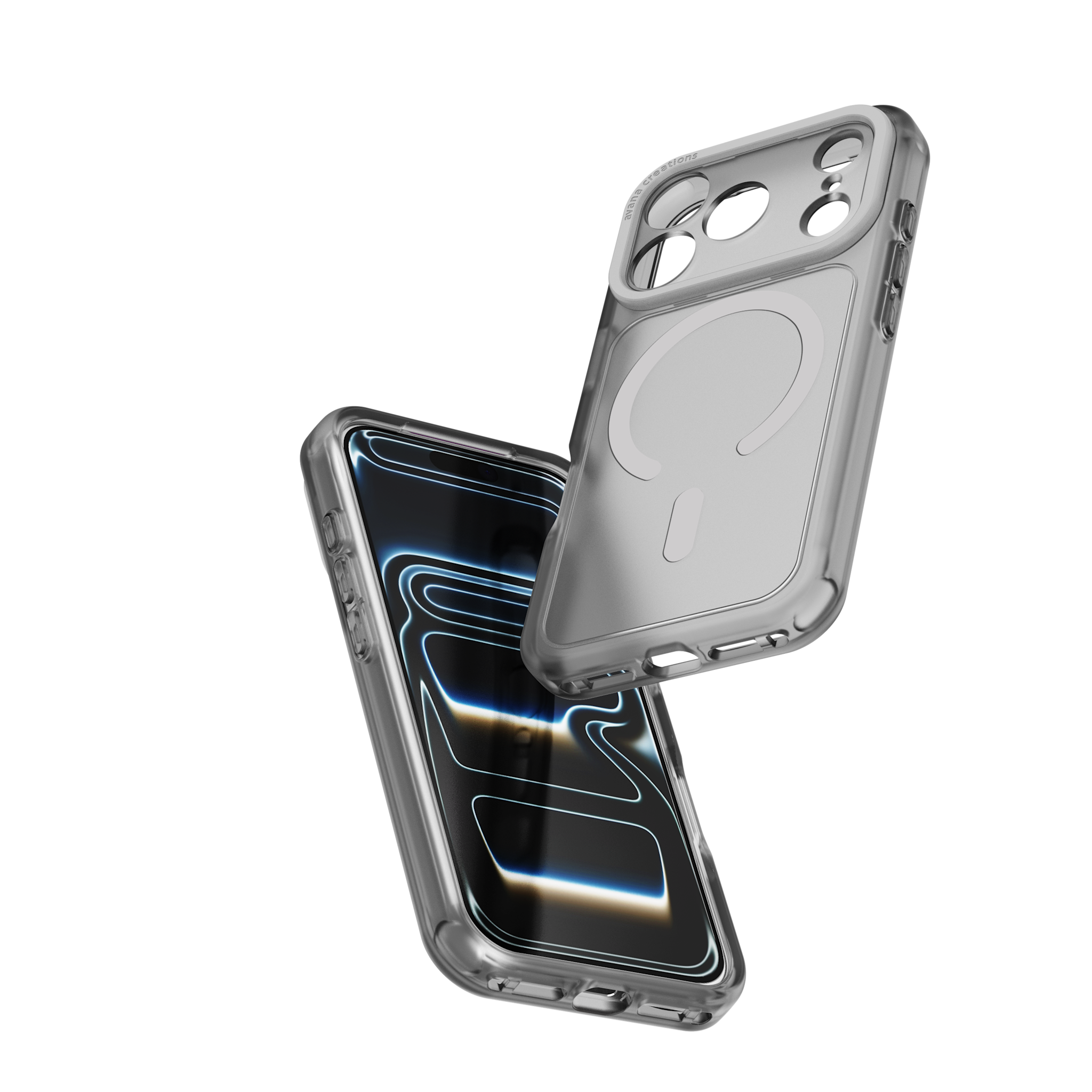 Avana Blush with Magsafe Case for iPhone 18 Pro Max / 17 Pro Max - Grey