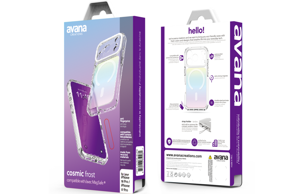 Avana Cosmic Frost with Magsafe Case for iPhone 18 Pro / 17 Pro - Cosmic Violet