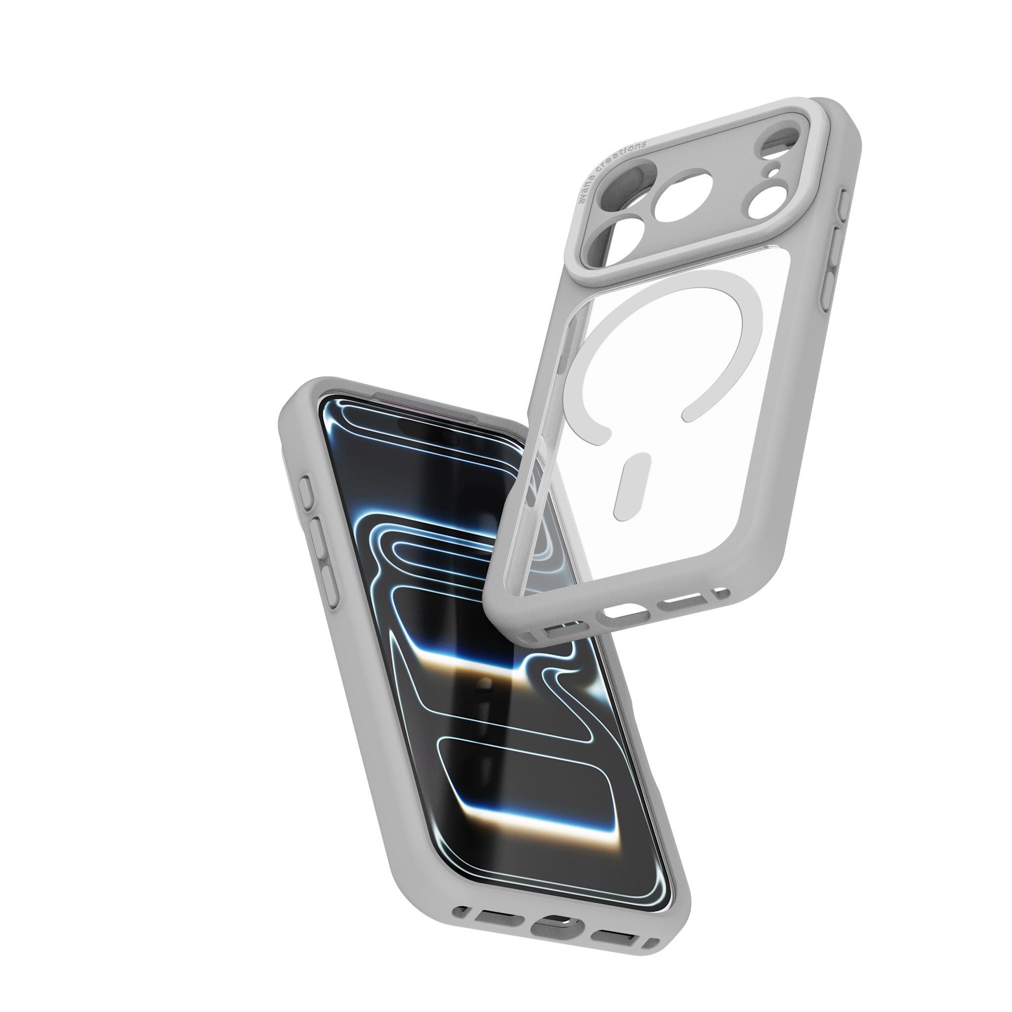 Avana Macaron with Magsafe Case for iPhone 18 Pro Max / 17 Pro Max - Grey