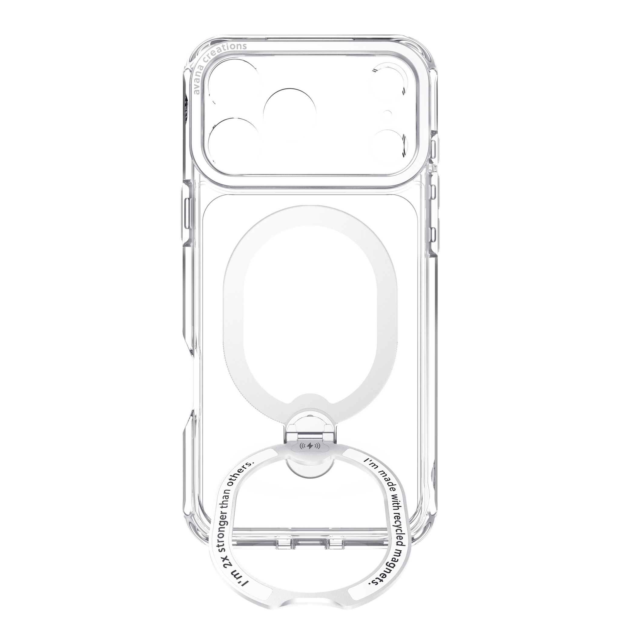Avana Tootsie Stand with Magsafe Case for iPhone 18 Pro / 17 Pro - Ice