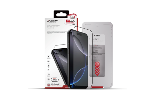 Zeelot Solidsleek 2.5D+ KK9 Supper Glass Protector Stealth Matte with Installation Kit for iPhone 18 Pro - Matte Clear