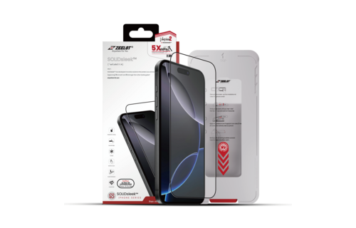 Zeelot Solidsleek 2.5D+ KK9 Supper Glass Protector Stealth Matte with Installation Kit for iPhone 18 Pro Max - Matte Clear